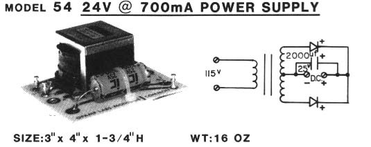 Model 54 Power Supply